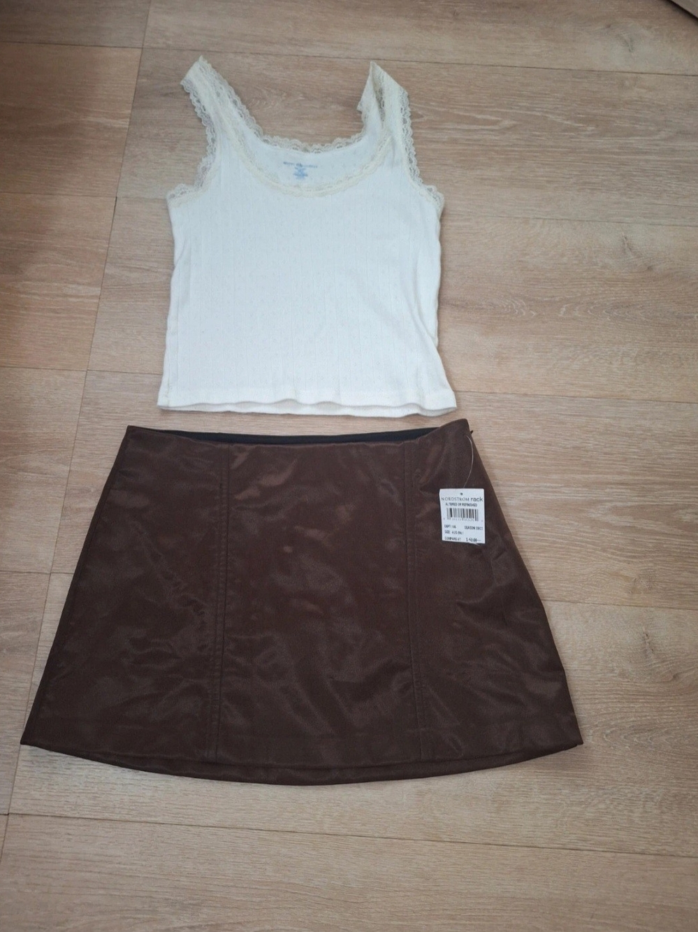 Nordstrom Brown  Mini Skirt Size 4